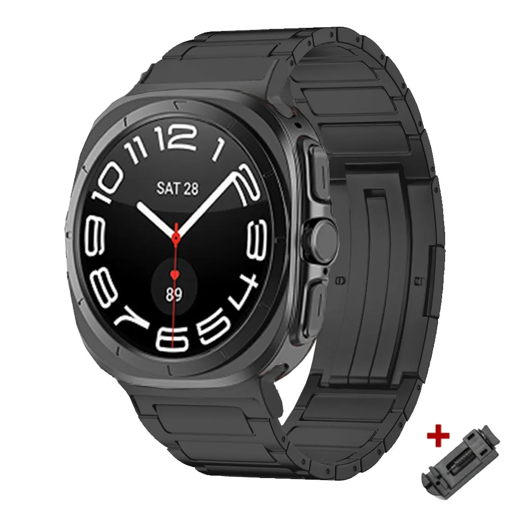 Luxury Titanium Watch Strap For Samsung Galaxy Watch 7 Ultra