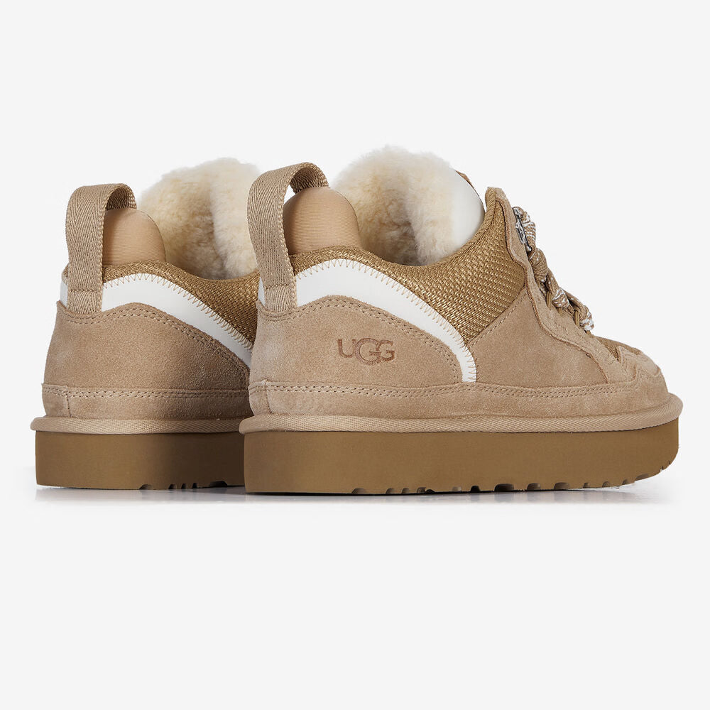 Suede Shearling Low Baskets - Sand Edition