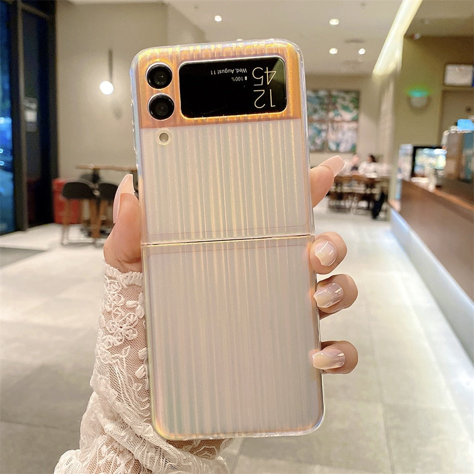 Colorful Shell pattern Protective Cover for Galaxy Z Flip 4