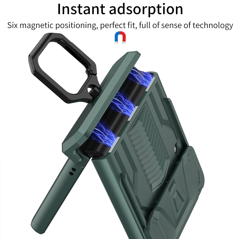 Magnetic Armor Case with Camera Protection For Samsung Galaxy Z Flip 4