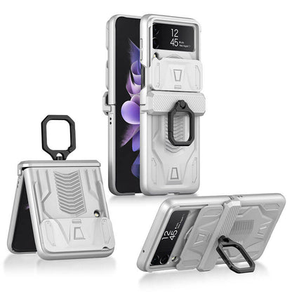 Magnetic Armor Case with Camera Protection For Samsung Galaxy Z Flip 4