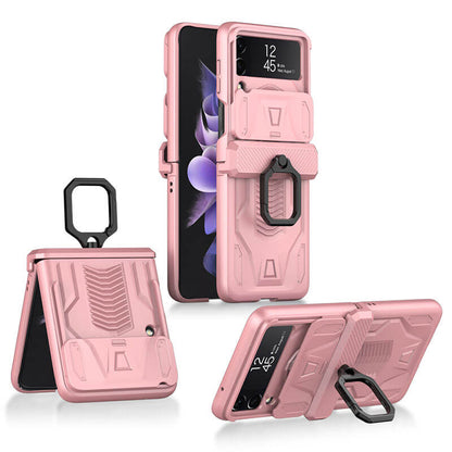 Magnetic Armor Case with Camera Protection For Samsung Galaxy Z Flip 4