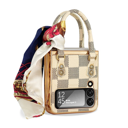 Luxury Leather Case For Samsung Galaxy Z Flip 4