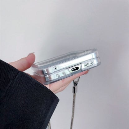 Cute Cartoon Mirror Case For Samsung Galaxy Z Flip 5