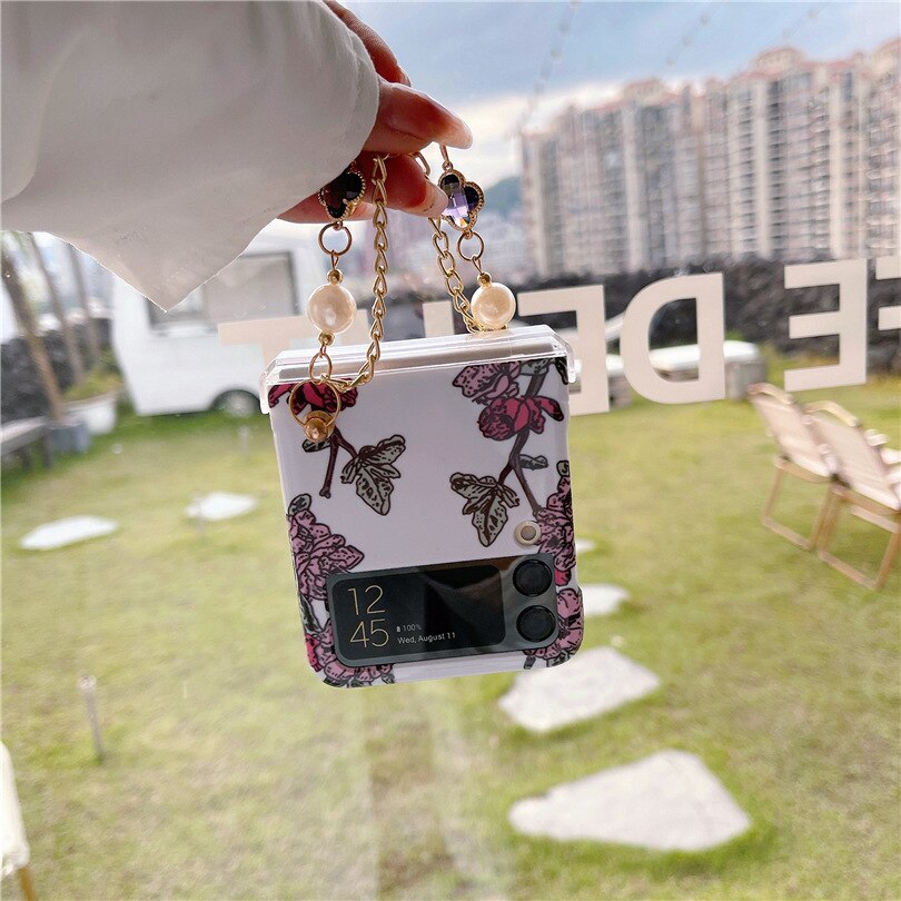 Flower Chain Case for Samsung Galaxy Z Flip 3 & 4