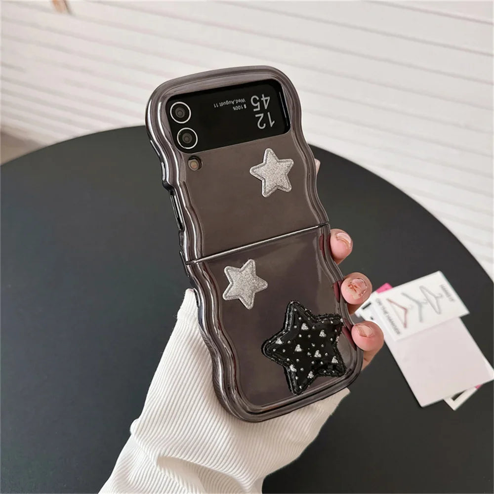 3D Star Matte Case for Samsung Galaxy Z Flip Series