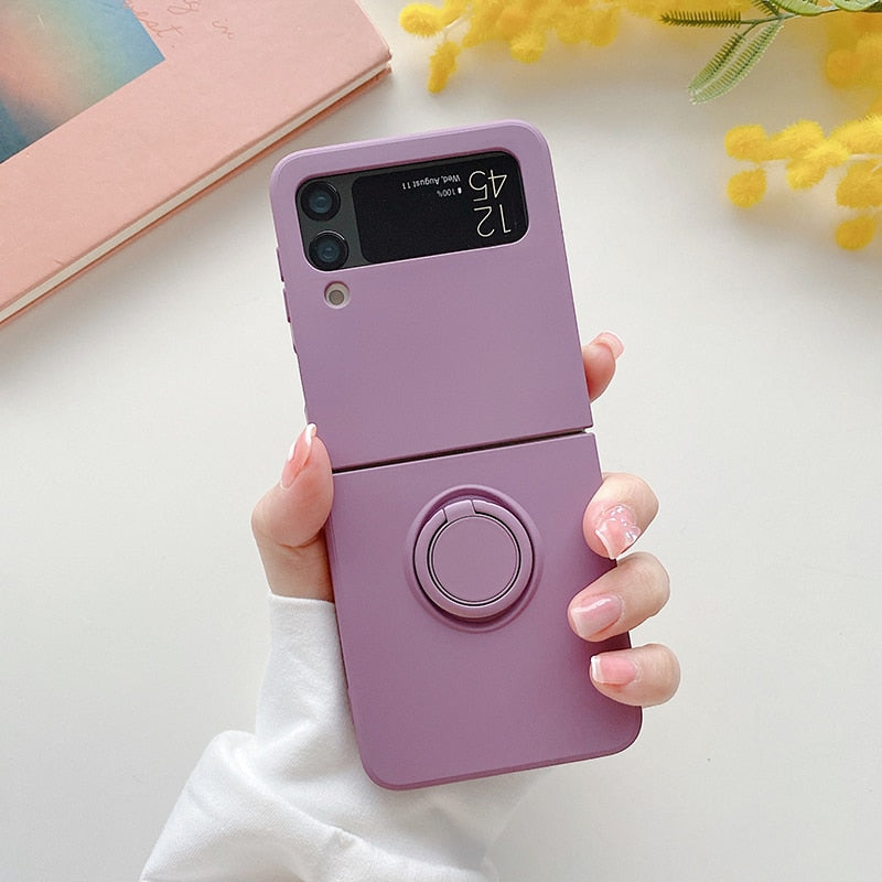 Case with Magnetic Ring Holder for Samsung Galaxy Z Flip 4