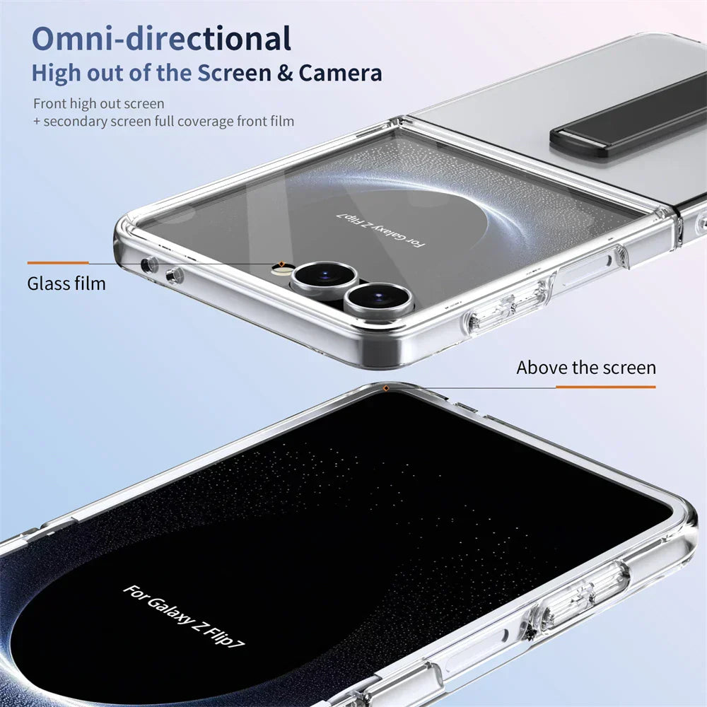 Transparent Case with Kickstand