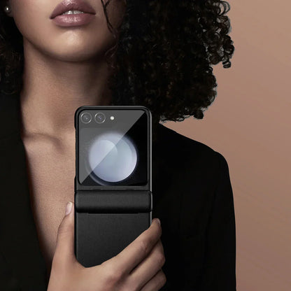 Hinge Protection Leather Case For Samsung Galaxy Z Flip 6