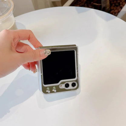 Tulip Flower Mirror Case for Samsung Galaxy Z Flip 3/4/5