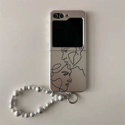 Cute Cartoon Bracelet Case for Samsung Galaxy Z Flip