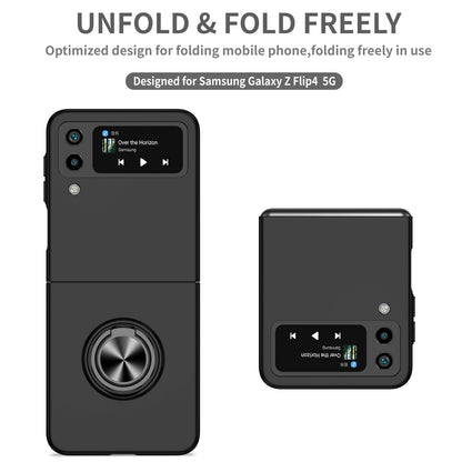 Ultra Thin Case with Magnetic Ring Bracket for Samsung Galaxy Z Flip 4