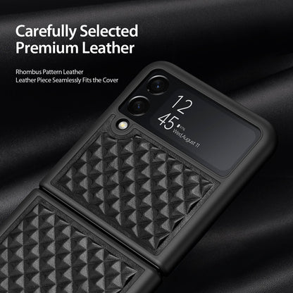 Premium Leather Case For Samsung Galaxy Z Flip 4