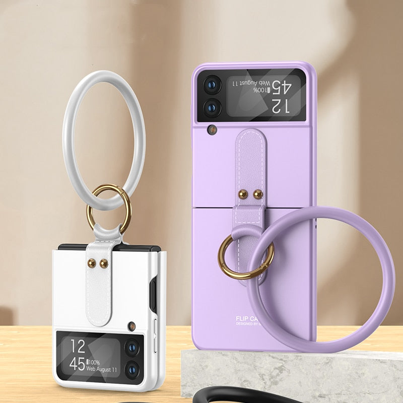Fashion Hand Ring Bracelet Case For Samsung Galaxy Z Flip 4