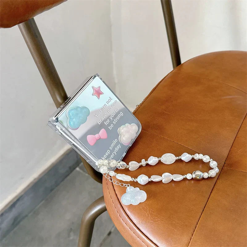 3D Cloud Love Heart Case for Samsung Galaxy Z Flip 3/4/5