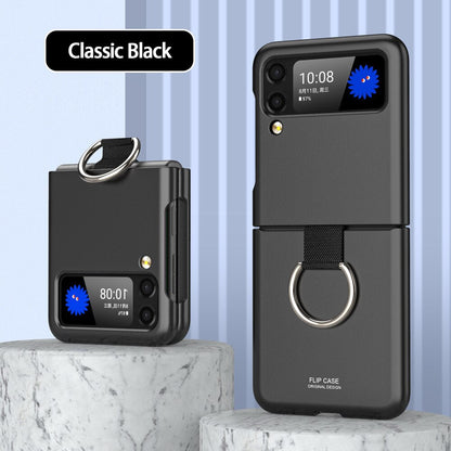 Shockproof Matte Case with Ring For Samsung Galaxy Z Flip 4