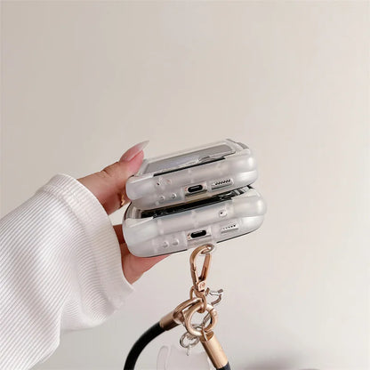 Cute Halloween Cat Ghost Case for Samsung Galaxy Z Flip 3/4/5/6