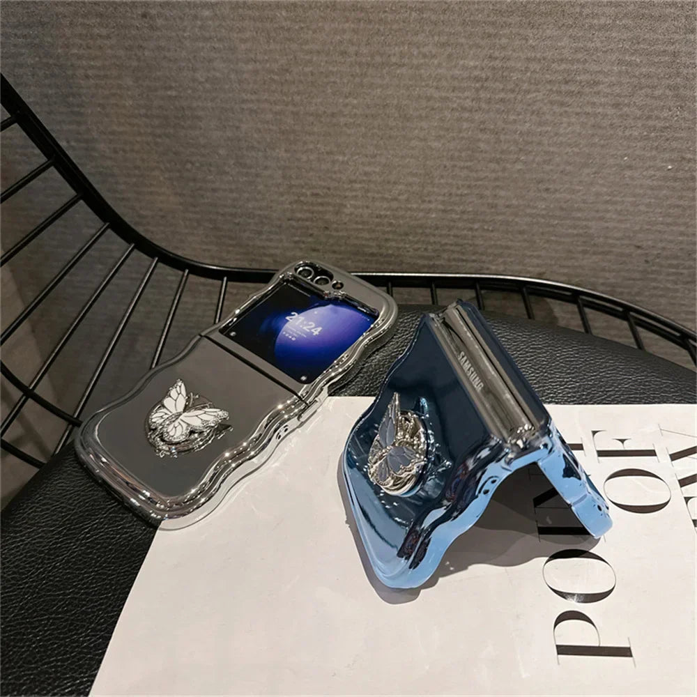 Luxury Butterfly Rotating Case for Samsung Galaxy Z Flip Series