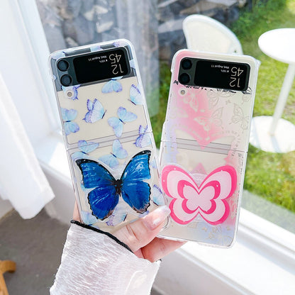 Butterfly Painted Shockproof Case For Samsung Galaxy Z Flip 4