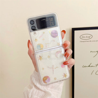 Cute 3D Stars Case For Samsung Galaxy Z Flip 4