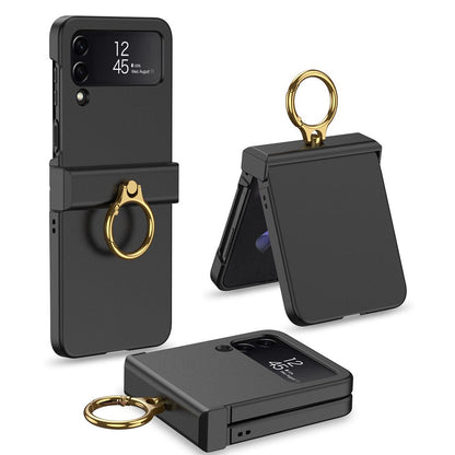 Ultra-Slim Full Protection Case with Ring Holder For Galaxy Z Flip 4