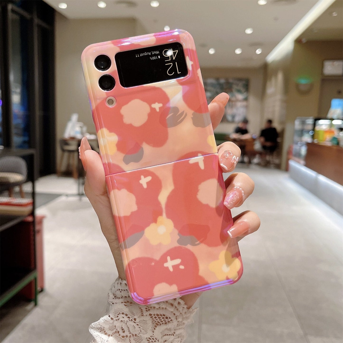 Oil Painting Flowers Case for Samsung Galaxy Z Flip 4