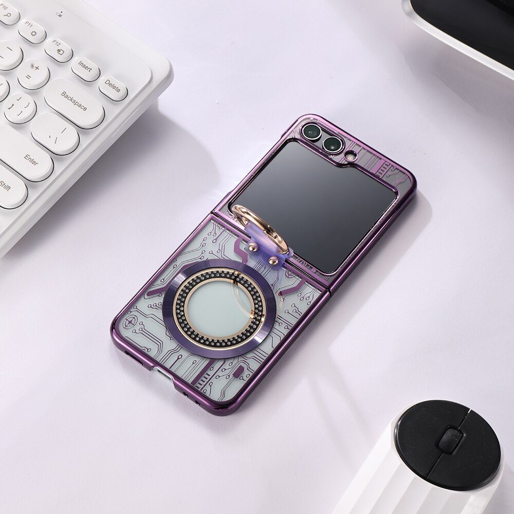 Shockproof Magnetic Case With Ring For Samsung Galaxy Z Flip 5