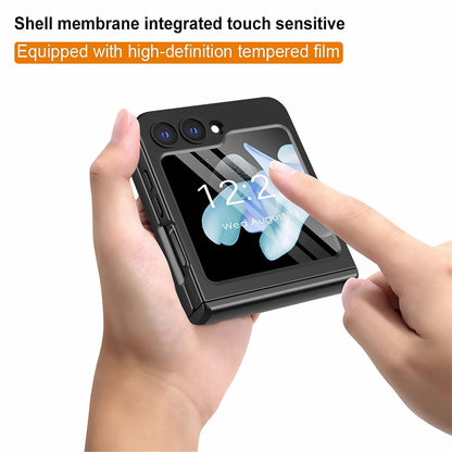 Full Protection Matte Case with Strap For Samsung Galaxy Z Flip 5