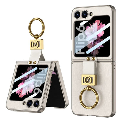 Leather Case with Ring Holder