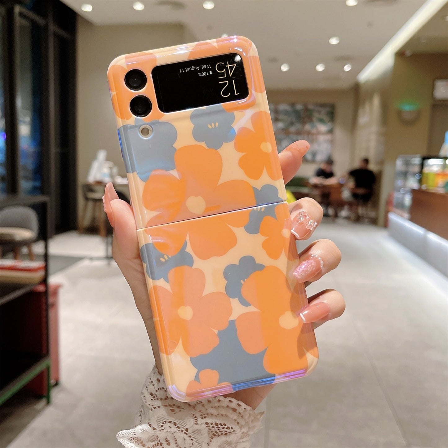 Oil Painting Flowers Case for Samsung Galaxy Z Flip 4