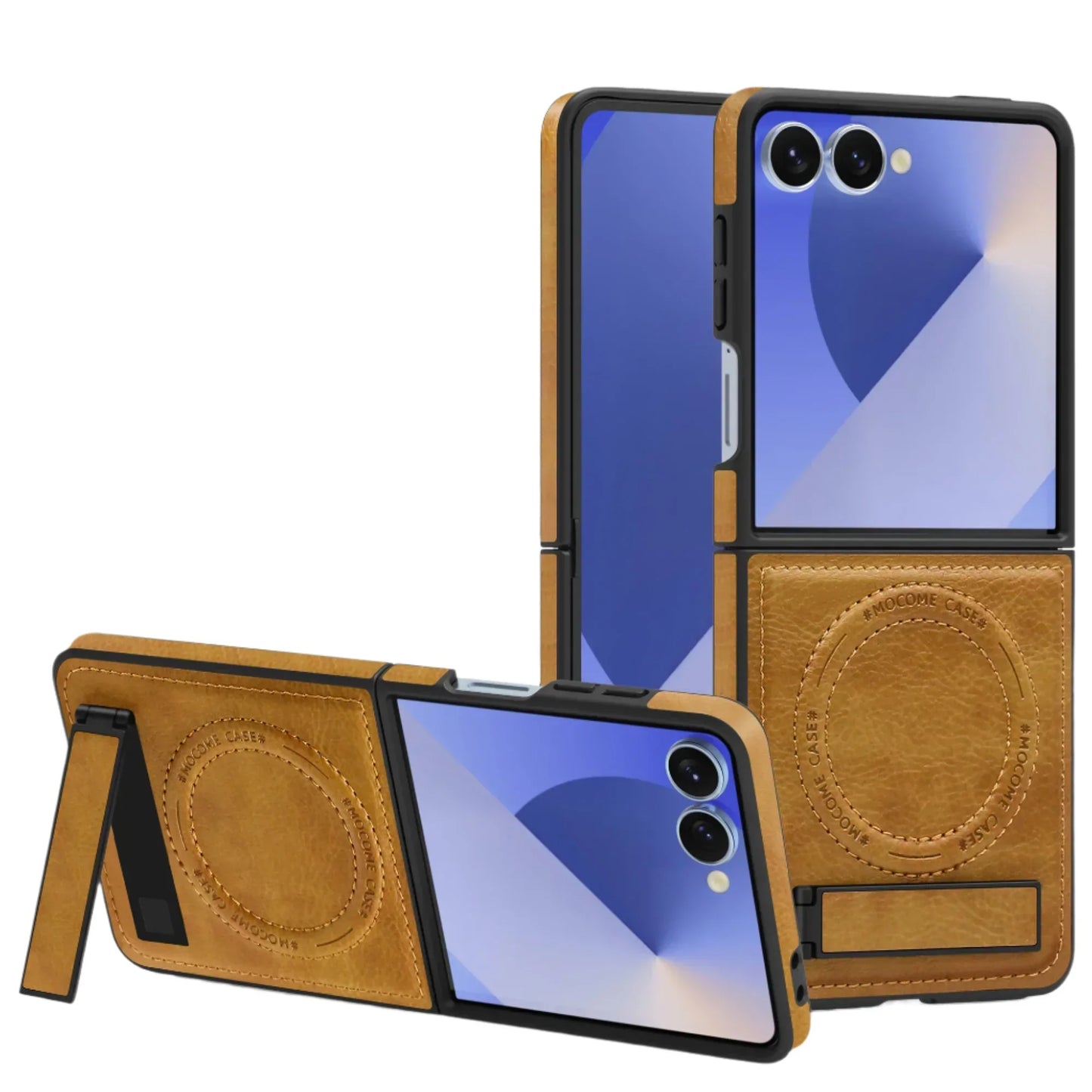 Elegant Leather Magnetic Stand Case