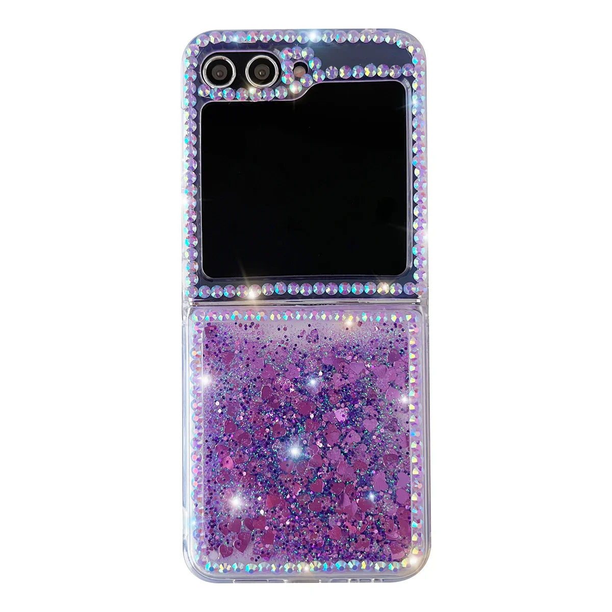 Cute Pearl Diamond Glitter Case for Samsung Galaxy Z Flip 3/4/5