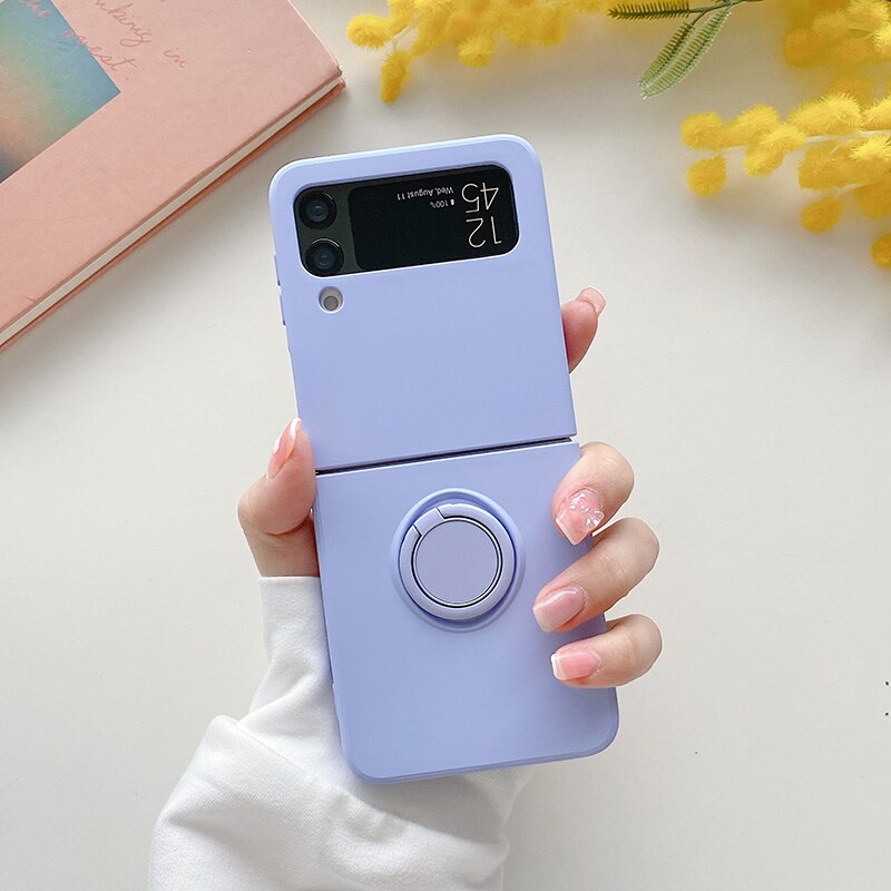 Case with Magnetic Ring Holder for Samsung Galaxy Z Flip 4