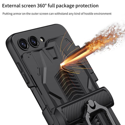 Shockproof Magnetic Case with Ring Bracket For Galaxy Z Flip 5