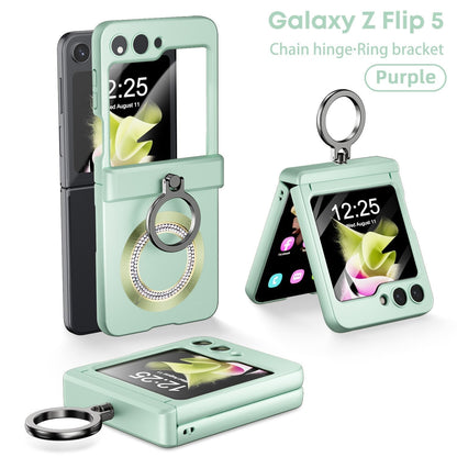 Magnetic Wireless Charging Case with Bracket For Samsung Galaxy Z Flip 5