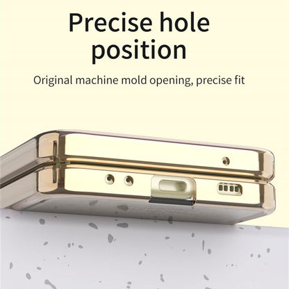 Transparent Plating Frame Full Protection For Galaxy Z Flip 4