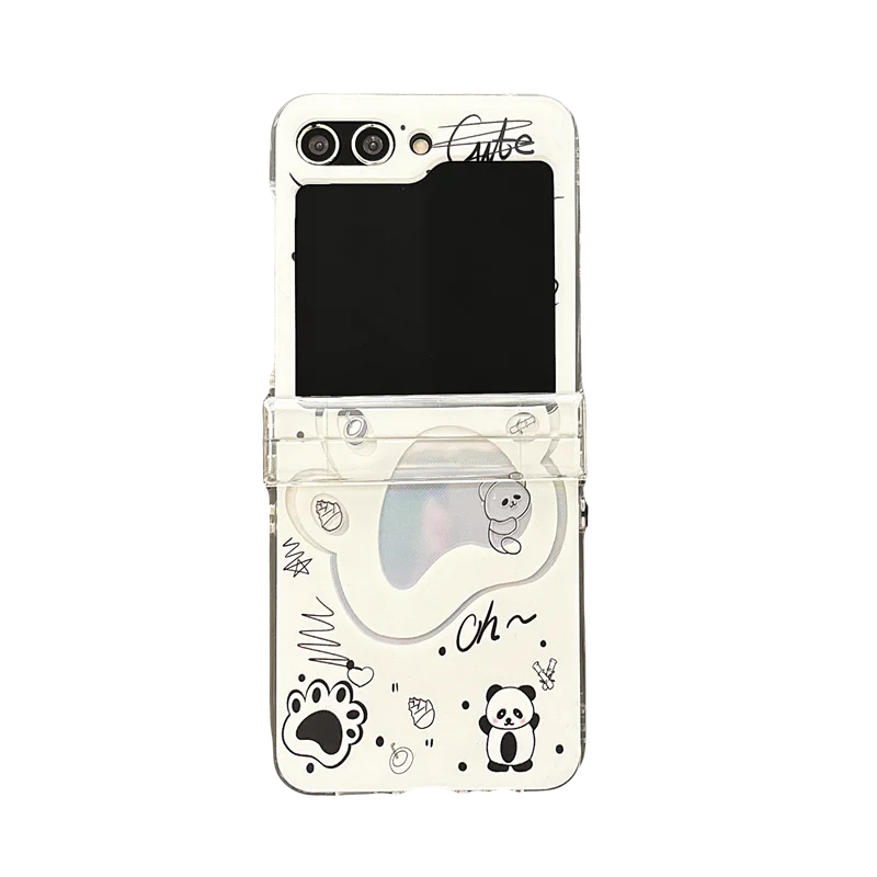 Panda Laser Bracelet Case for Samsung Galaxy Z Flip