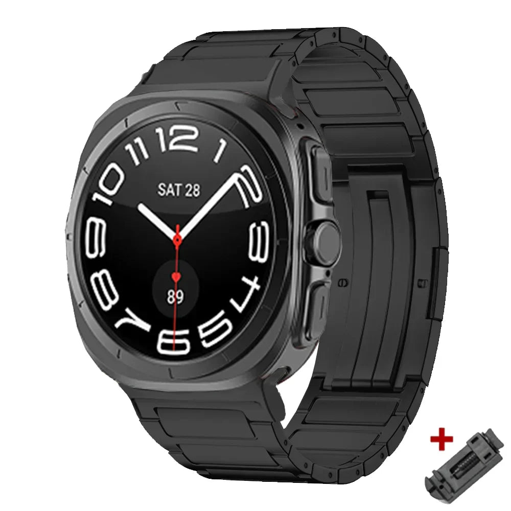 Luxury Titanium Watch Strap For Samsung Galaxy Watch 7 Ultra