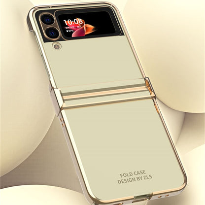 Transparent Plating Frame Full Protection For Galaxy Z Flip 4