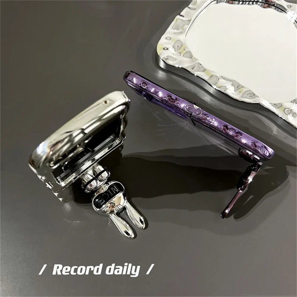 Rabbit Stand Wave Case for Samsung Galaxy Z Flip 3/4/5/6