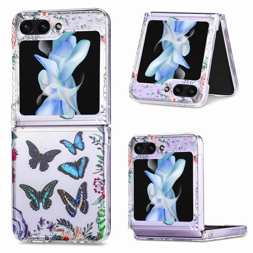 Anti-drop Painted Butterfly Cover for Samsung Galaxy Z Flip 5
