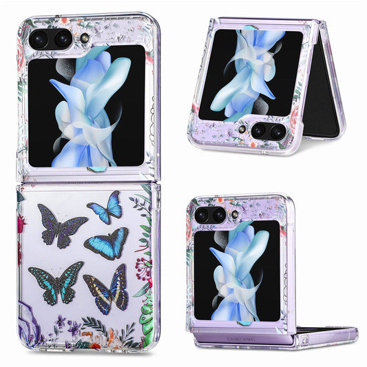 Anti-drop Painted Butterfly Cover for Samsung Galaxy Z Flip 5
