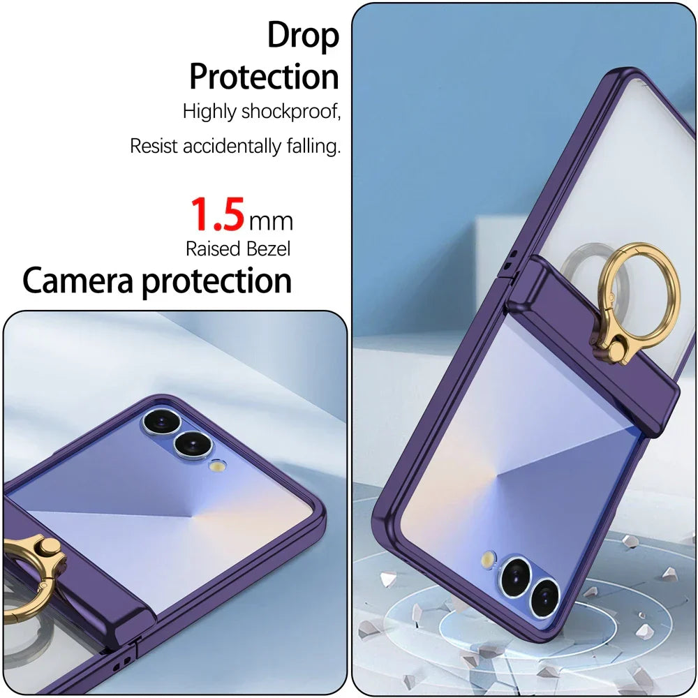 Ring Kickstand Clear Case