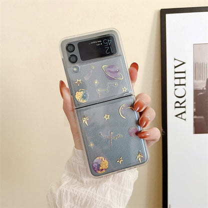 Cute 3D Stars Case For Samsung Galaxy Z Flip 4