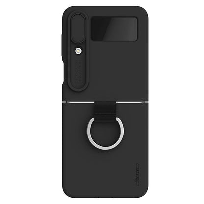Silky Liquid Silicone Case For Galaxy Z Flip 4 Slide Camera Protection