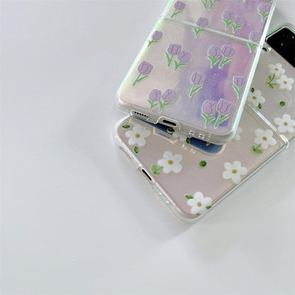 Retro Tulip Flower Case for Samsung Galaxy Z Flip 4