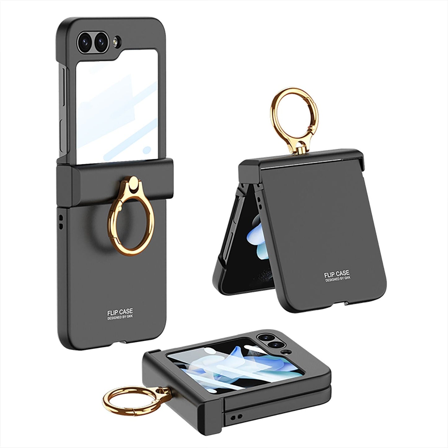 Ultra-thin Case with Ring Holder for Samsung Galaxy Z Flip 5