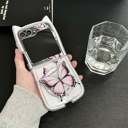 Cute Butterfly Magnetic Case for Galaxy Z Flip