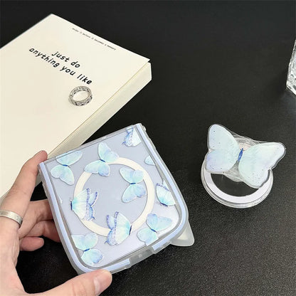 Cute Butterfly Magnetic Case for Galaxy Z Flip