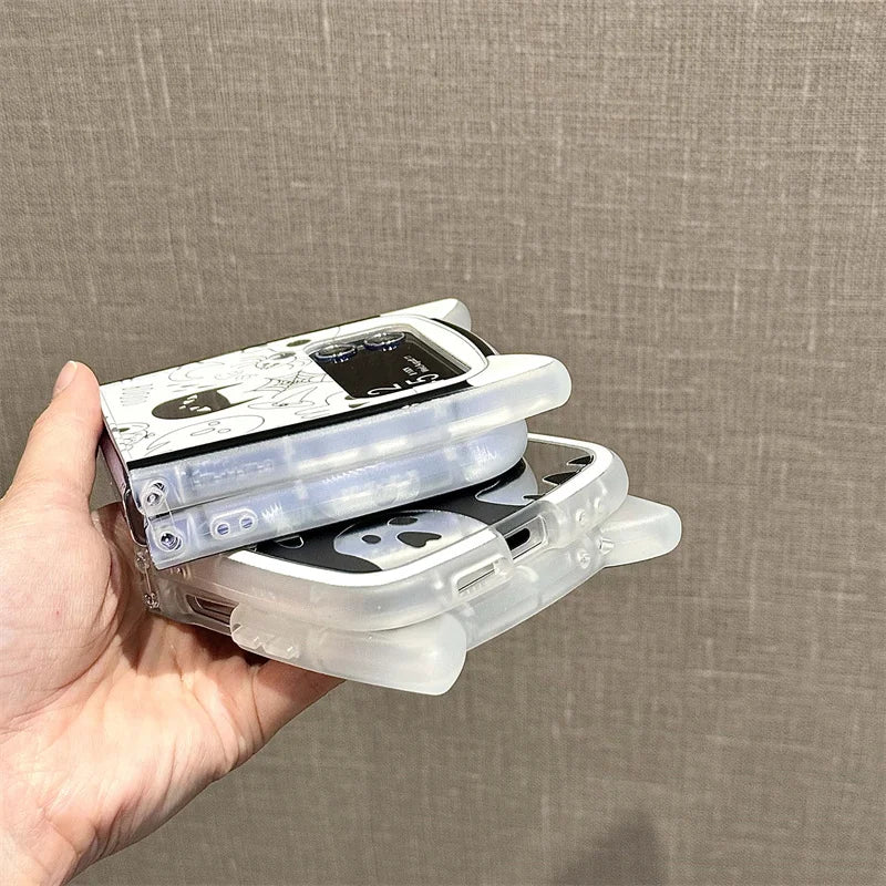 Halloween Ghost Mirror Phone Case for Samsung Z Flip Series